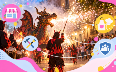 Correfocs en Cataluña: la tradición de fuego que también mueve la economía local